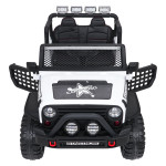 Elektrické autíčko Jeep BEAST 4x4 - MP3 - biele
